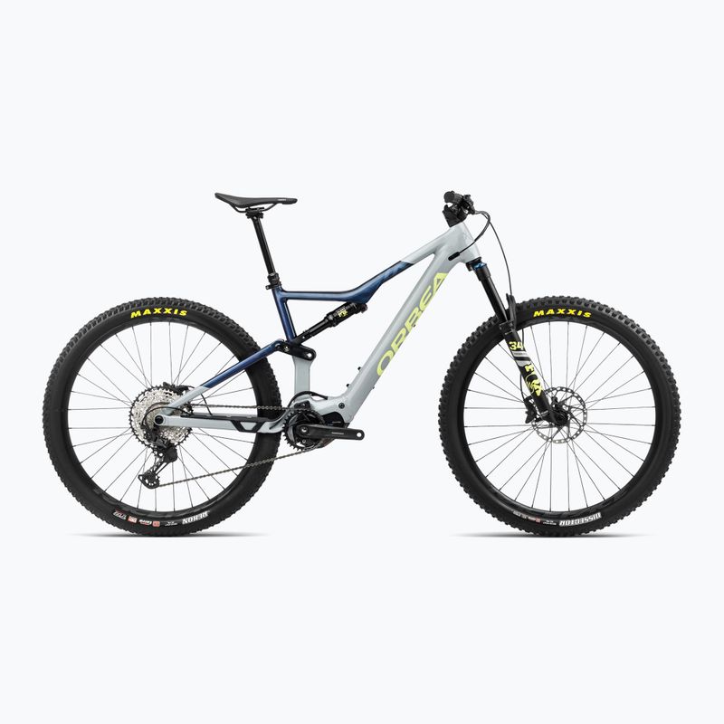 Електрически велосипед Orbea Rise H20 540Wh 2024 iceberg grey/moondust blue