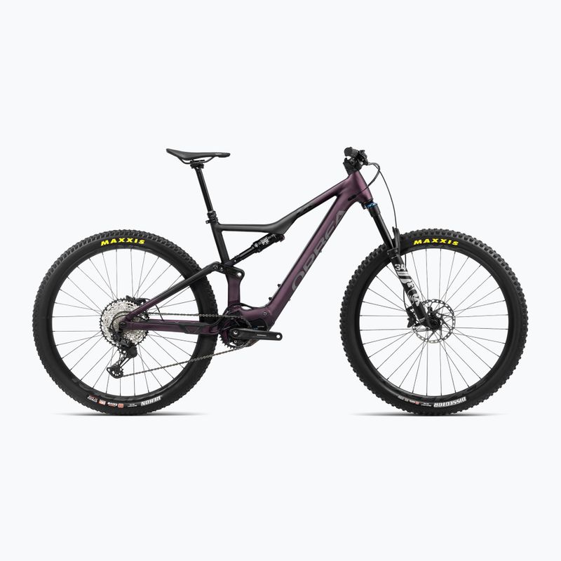 Електрически велосипед Orbea Rise H20 540Wh 2024 metallic mulberry/ black