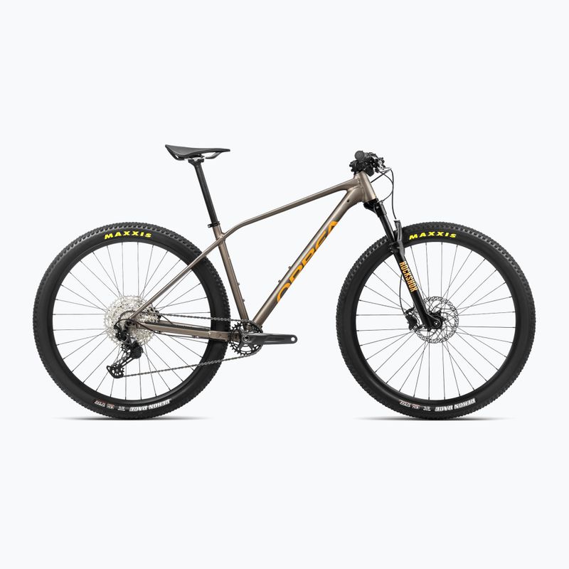 Планински велосипед Orbea Alma H20 2024 taupe brown/mango