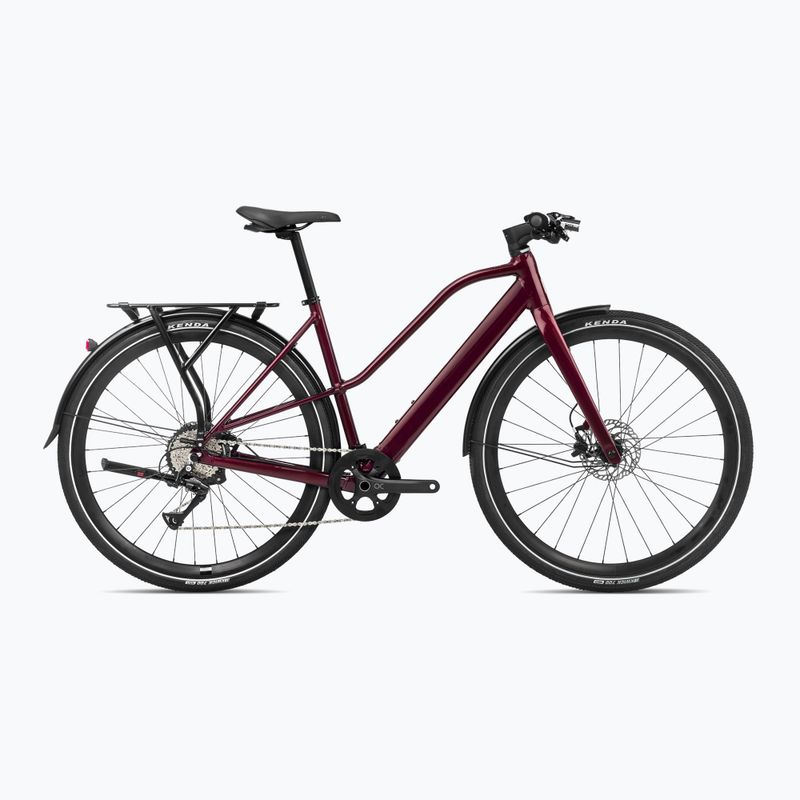 Електрически велосипед Orbea Vibe Mid H30 EQ 36V 6.9Ah 248Wh 2024 metallic burgundy red