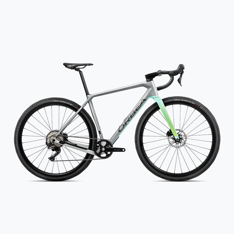 Велосипед за чакъл Orbea Terra M30 Team 1X 2023 сребрист/зелен