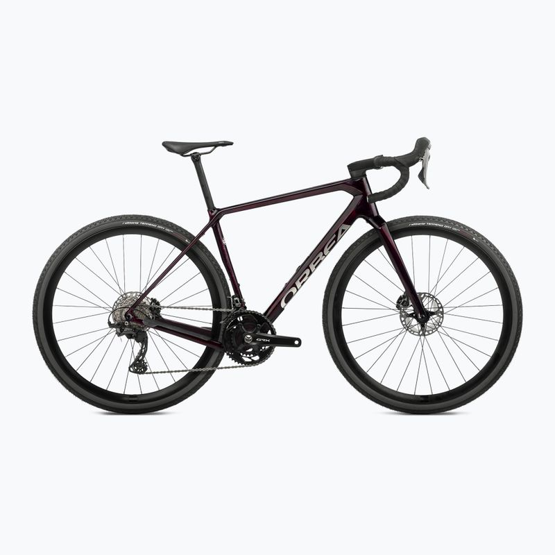 Гравел велосипед Orbea Terra M20 Team 2024 wine red carbon view