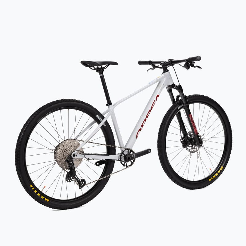 Orbea Alma H50 планински велосипед бял/сив/червен 3