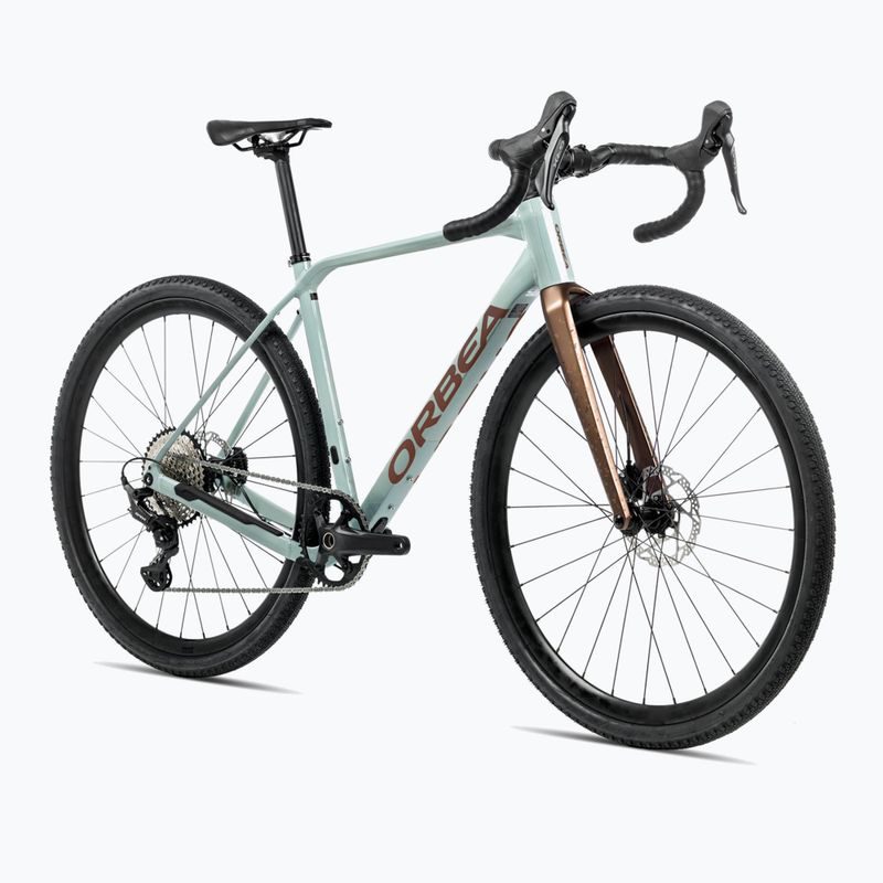 Велосипед за чакъл Orbea Terra H30 2025 син камък/мед 2