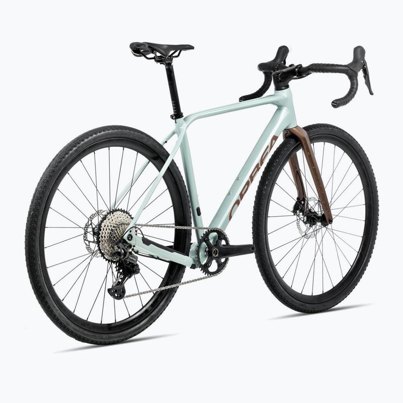 Велосипед за чакъл Orbea Terra H30 2025 син камък/мед 3