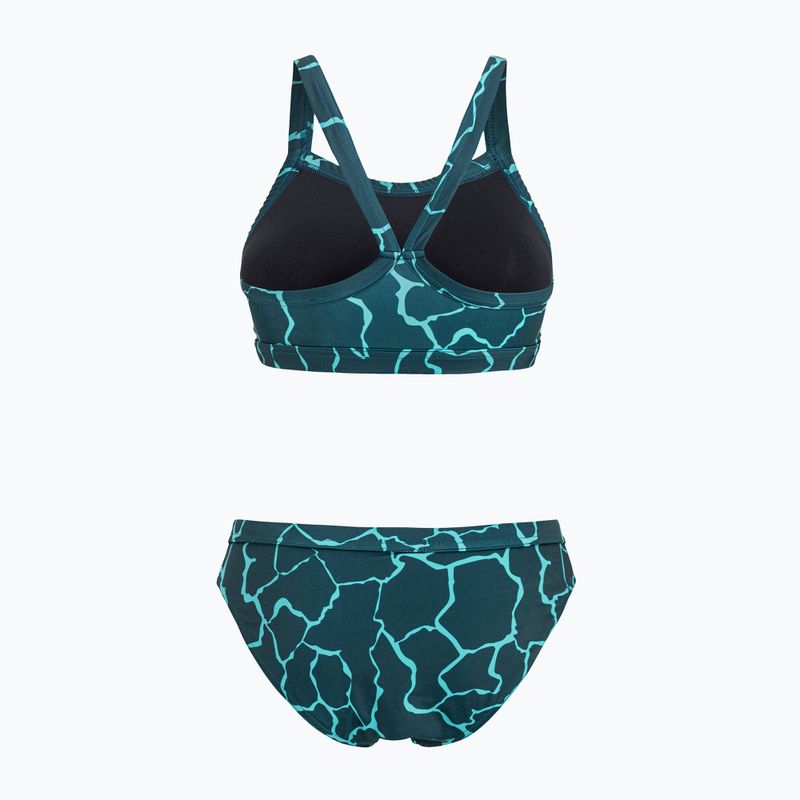 Дамски бански костюм от две части Orca Core Bikini тъмнозелен 2