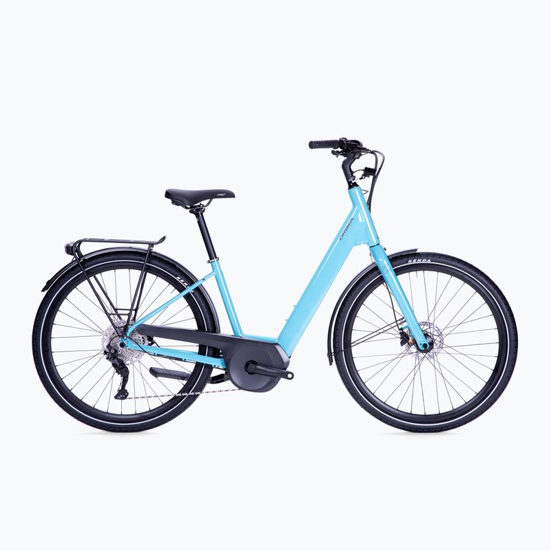 Orbea Optima E40 син електрически велосипед