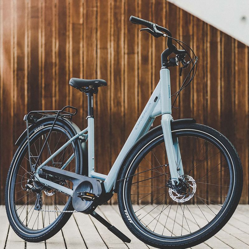 Orbea Optima E40 син електрически велосипед 14
