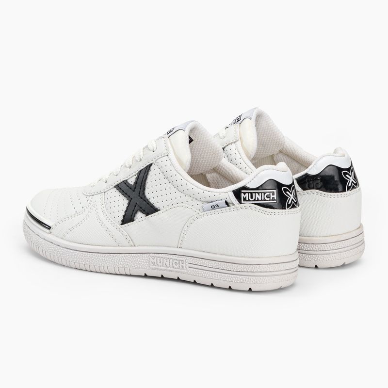 Детски футболни обувки MUNICH G-3 Profit, бели 3