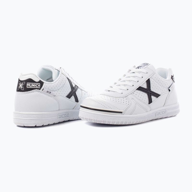 Детски футболни обувки MUNICH G-3 Profit, бели 12