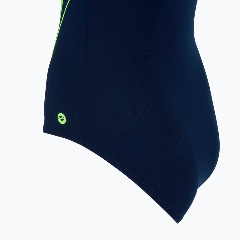 Дамски бански от една част RAS Cleo Classic Back navy 3