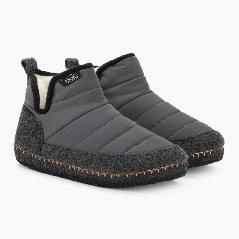 Nuvola Boot Нови вълнени зимни чехли тъмно сиво 4