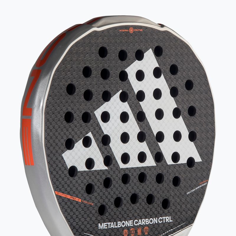Ракета за падел adidas Metalbone Carbon CTRL 2026 white/black 6