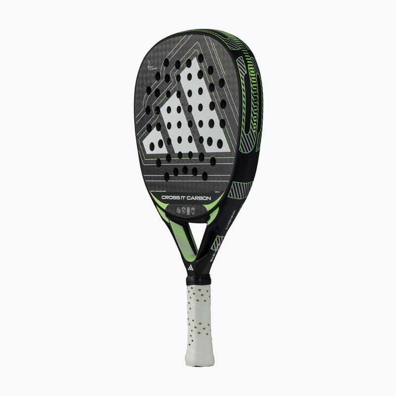 Ракета за падел adidas Cross IT Carbon 2026 black/lime 3