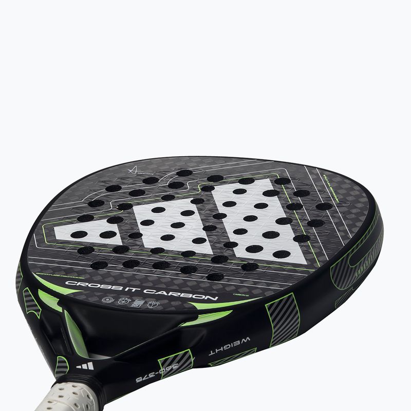 Ракета за падел adidas Cross IT Carbon 2026 black/lime 6