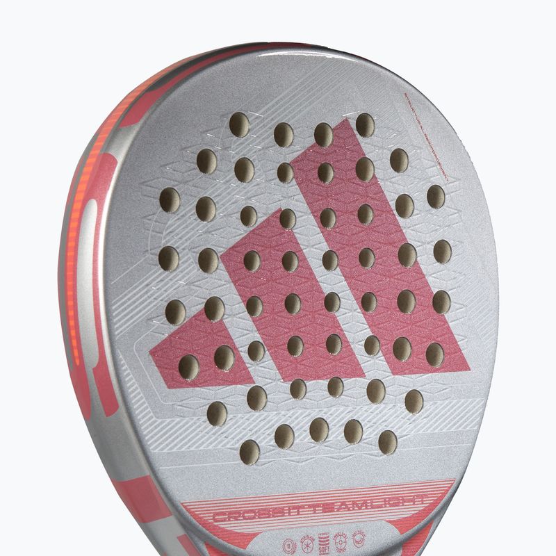 Ракета за падел adidas Cross IT Team Light 2026 white/pink 5