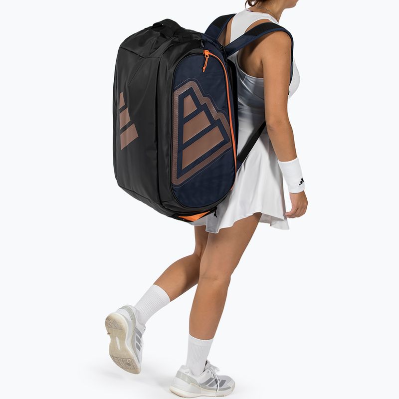 Чанта за падел adidas Pro Tour Racket Bag 2026 70 l blue/bronze 5