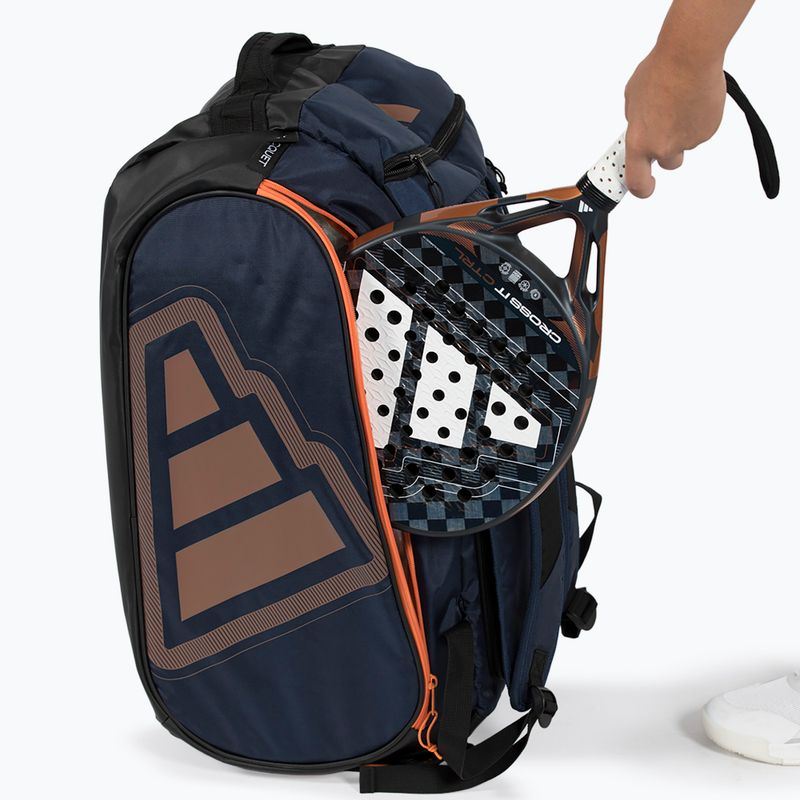 Чанта за падел adidas Pro Tour Racket Bag 2026 70 l blue/bronze 7