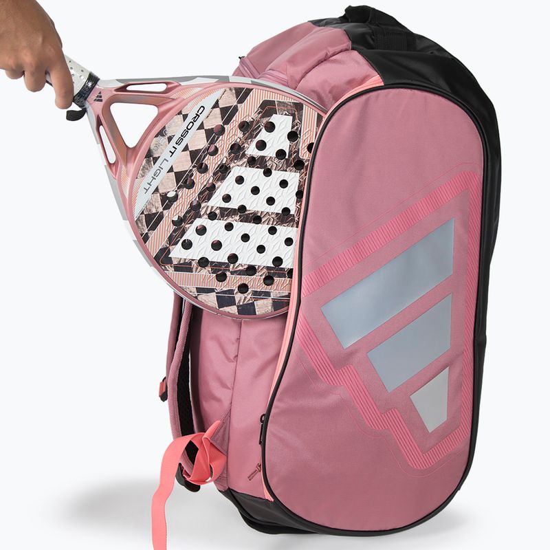 Чанта за падел adidas Pro Tour Racket Bag 2026 70 l pink/black 6