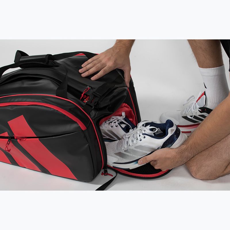 Чанта за падел adidas Multigame Racket Bag Ale Galán 2026 black/red 7