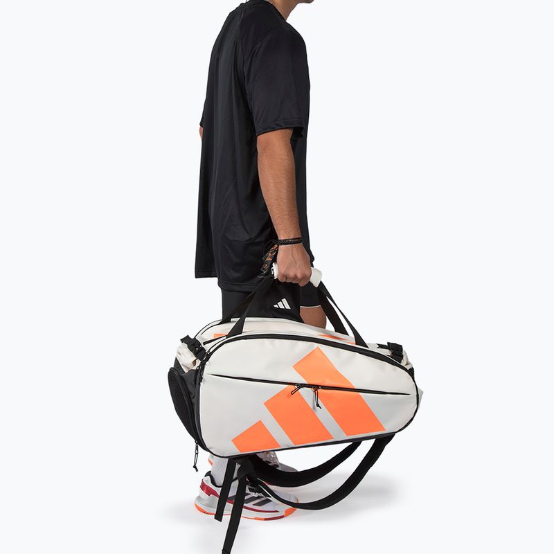 Чанта за падел adidas Multigame Racket Bag 2026 off white/orange 5