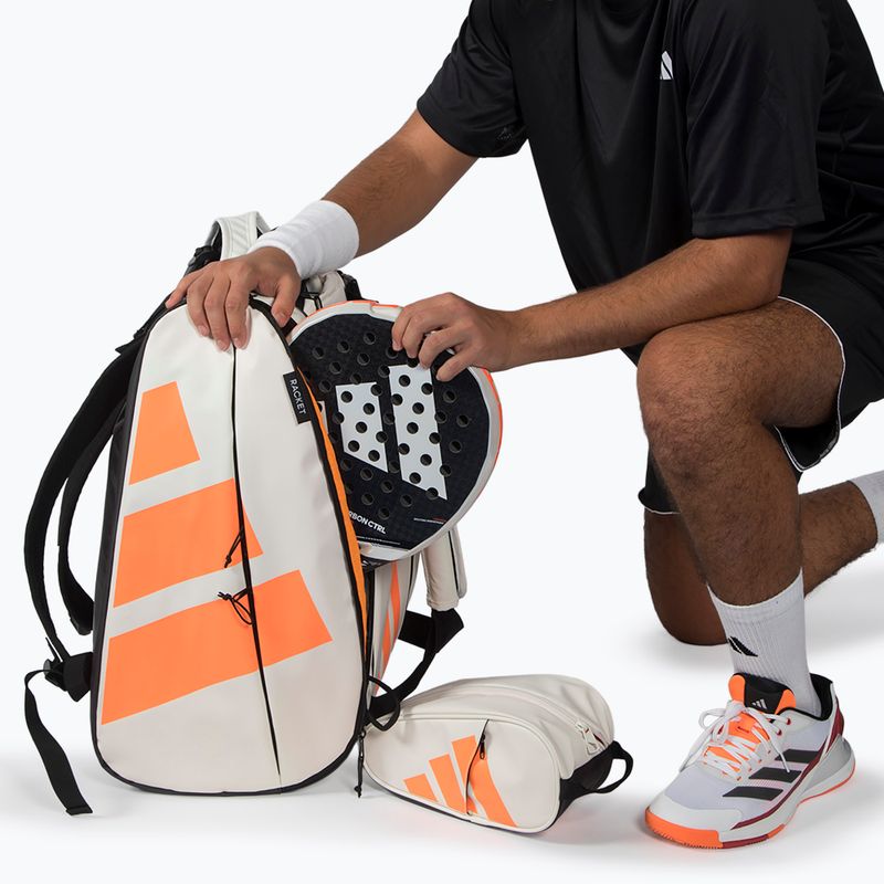 Чанта за падел adidas Multigame Racket Bag 2026 off white/orange 7