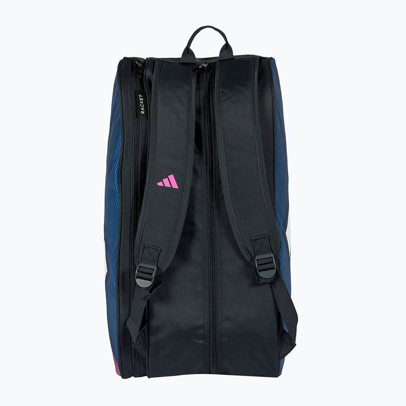 Чанта за падел adidas Control Racket Bag 2026 blue/pink 4