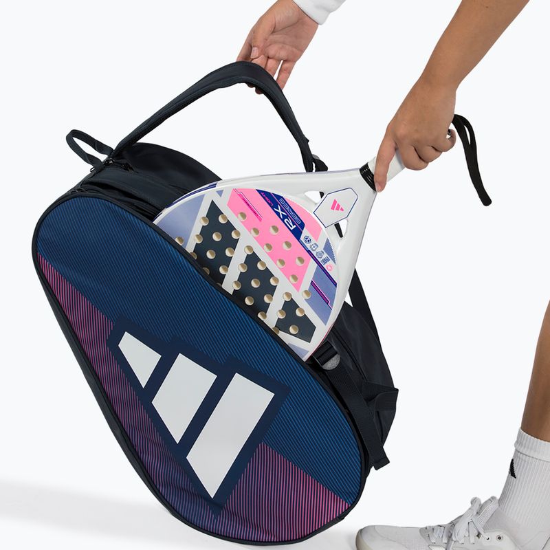 Чанта за падел adidas Control Racket Bag 2026 blue/pink 6