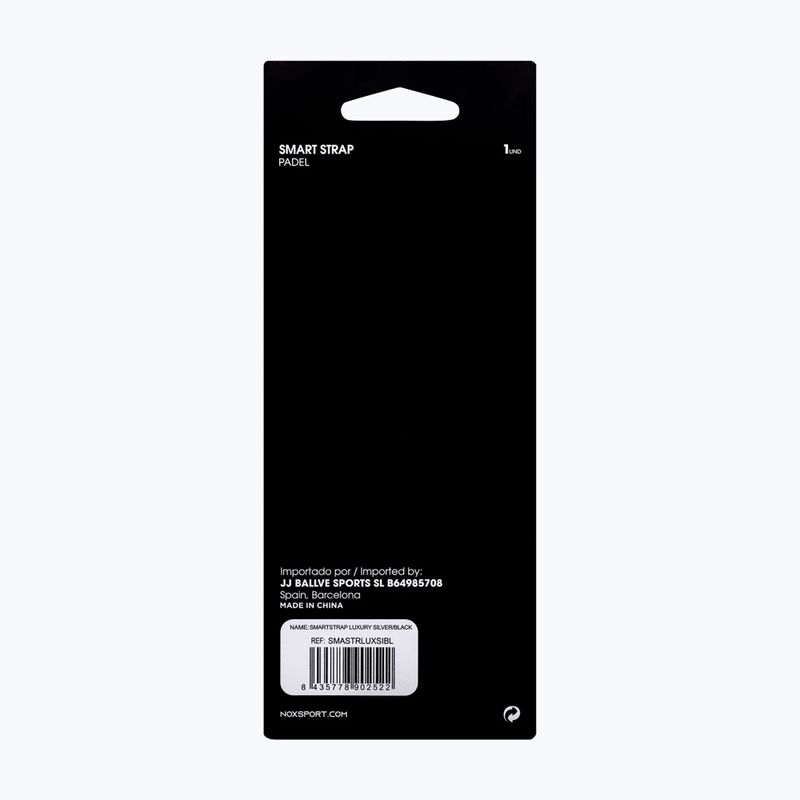 Каишка за китка NOX Luxury Smartstrap silver/black 2