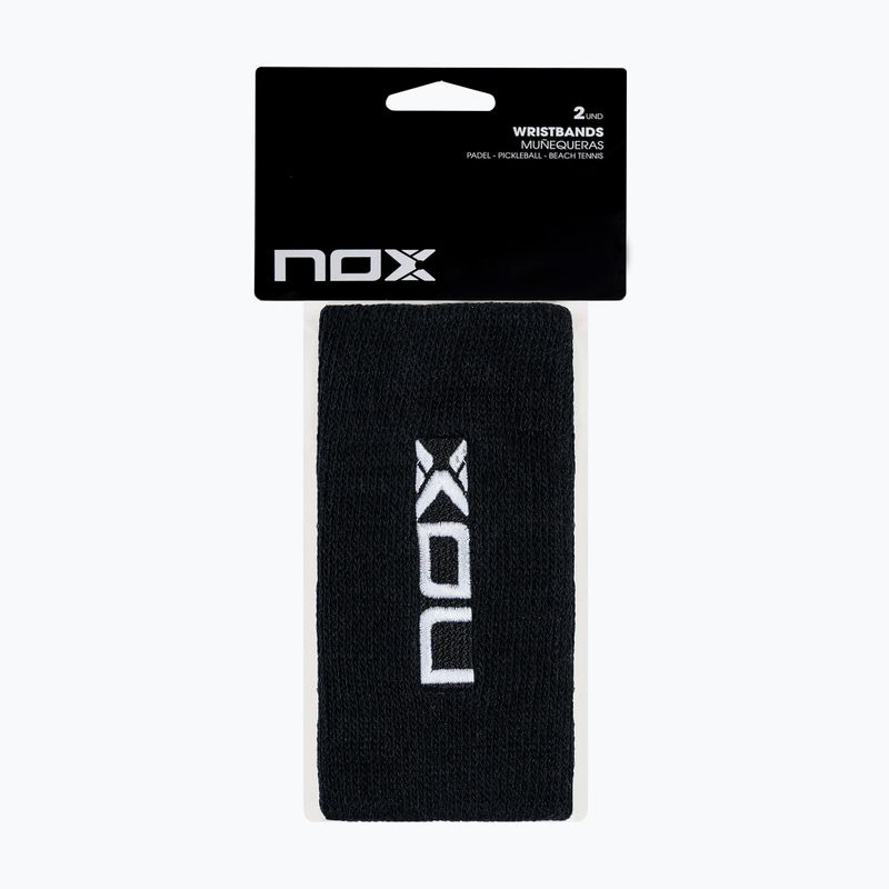 Хавлиени накитници NOX Wristband with Logo 2 szt. black/white 2