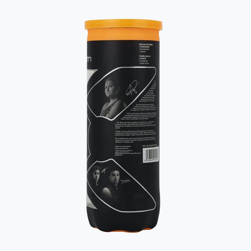 Топки за падел NOX Pro Titanium 3 pcs yellow 2