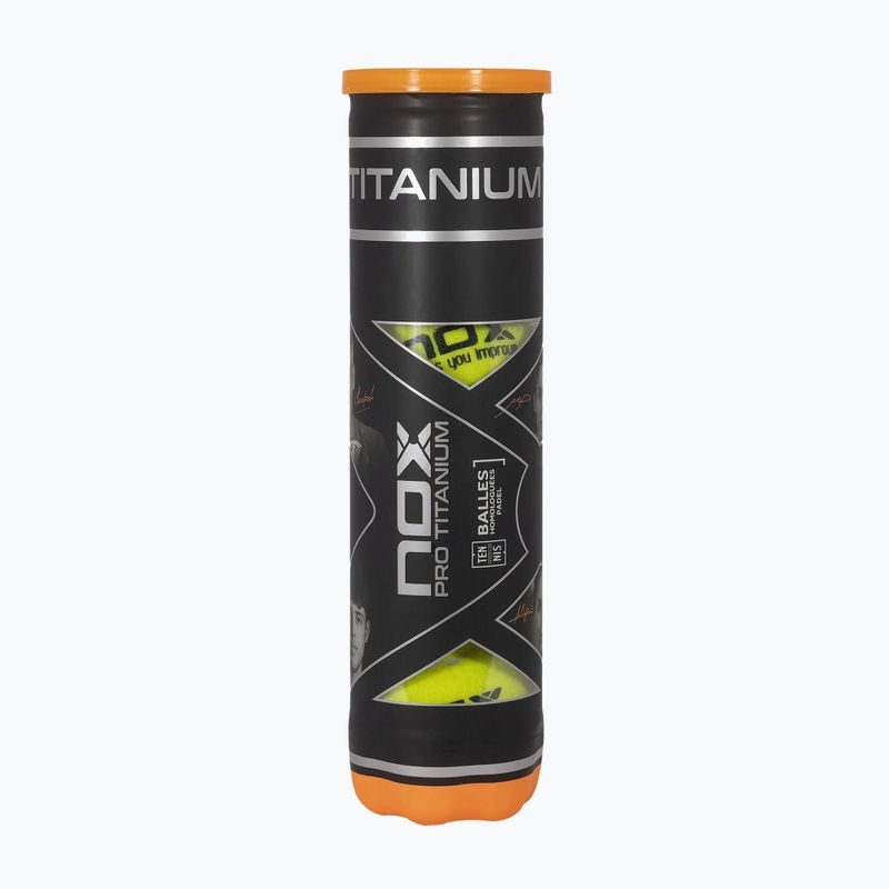 Топки за падел NOX Pro Titanium 4 pcs yellow 2
