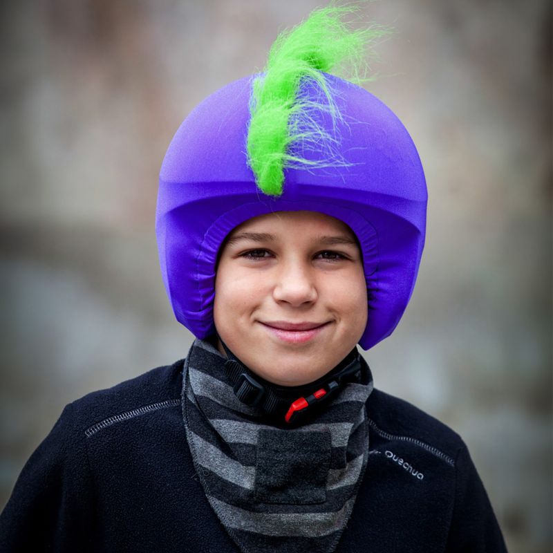 Шапка за каска Coolcasc Green Mohican 6