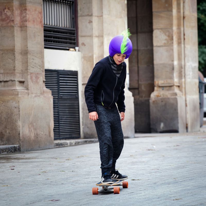 Шапка за каска Coolcasc Green Mohican 8