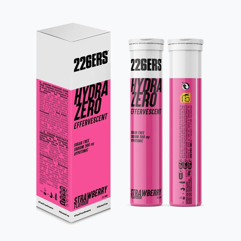 Хипотонична напитка 226ERS Hydrazero Effervescent 20 таблетки ягода 3