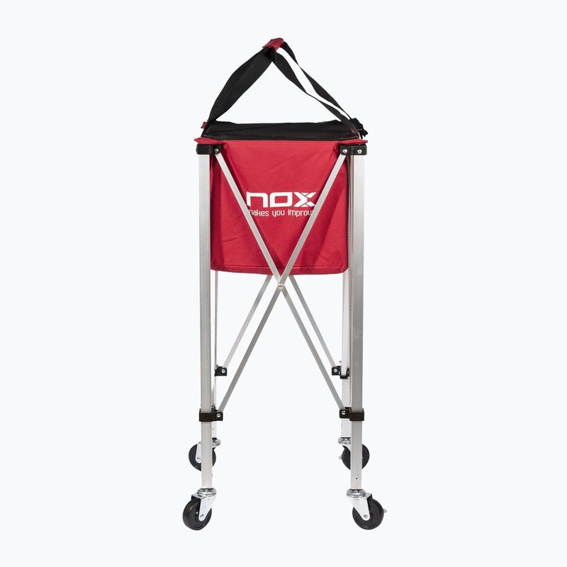 Кош за топки Nox Foldable Balls Basket With Wheels Red 2
