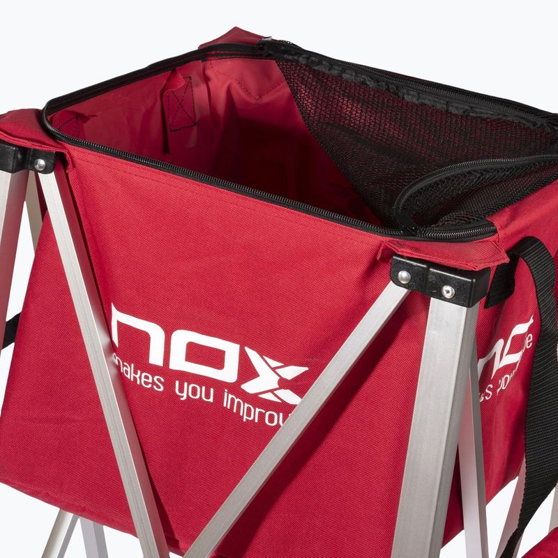 Кош за топки Nox Foldable Balls Basket With Wheels Red 5