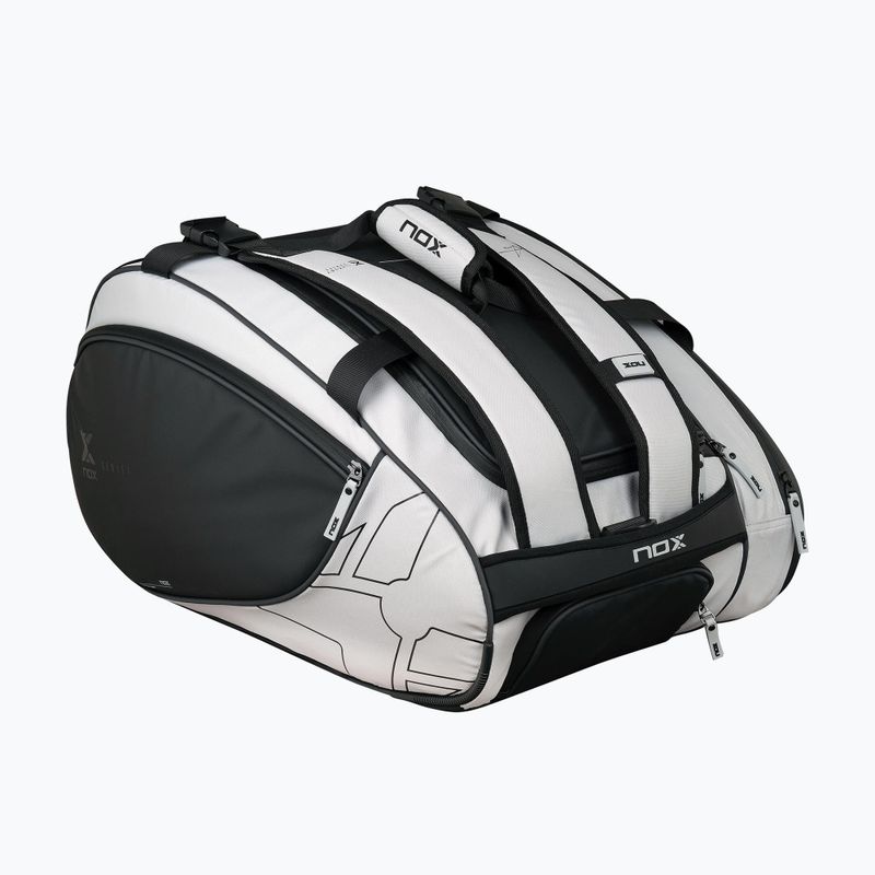 Чанта за падел NOX Luxury Master Series Padelbag 60 l white/black 2