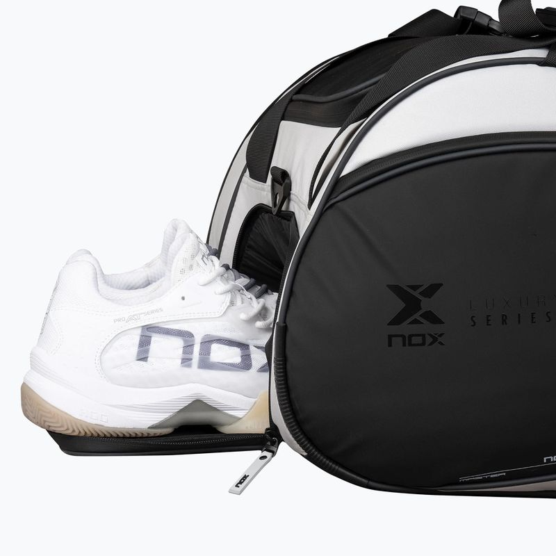 Чанта за падел NOX Luxury Master Series Padelbag 60 l white/black 7