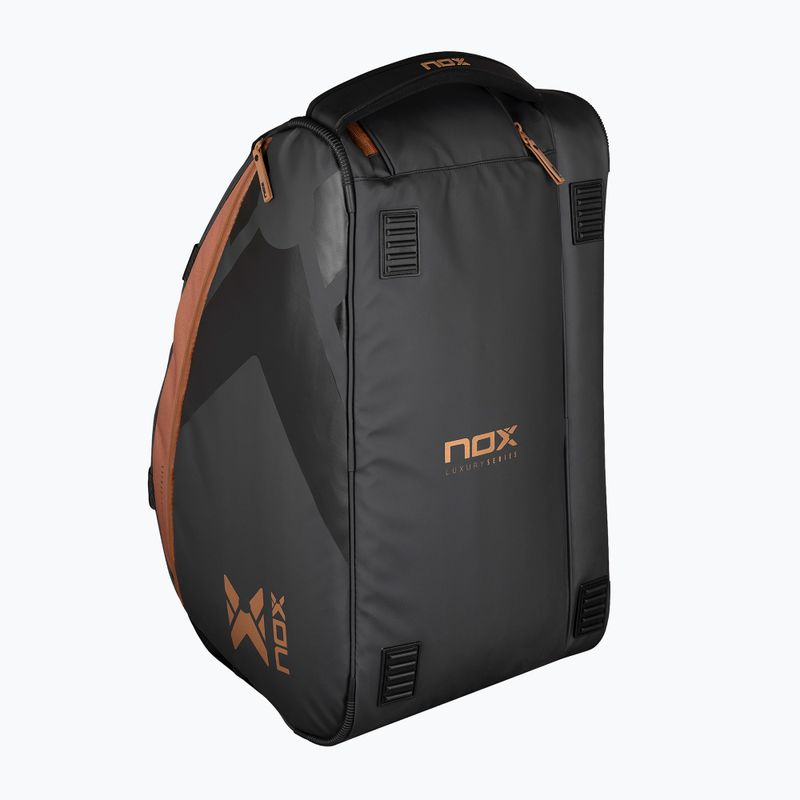 Чанта за падел NOX Luxury Open Series 60 l black/brown 5