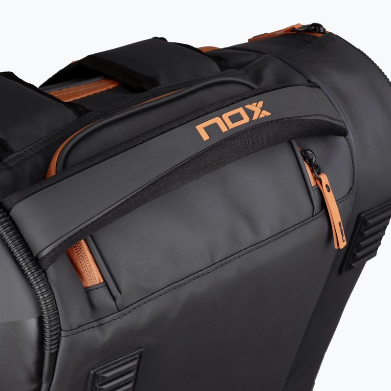 Чанта за падел NOX Luxury Open Series 60 l black/brown 10