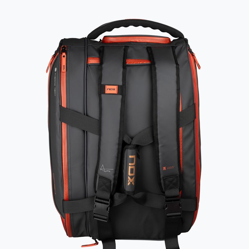 Чанта за падeл NOX Luxury Open Series 60 l black/red 7