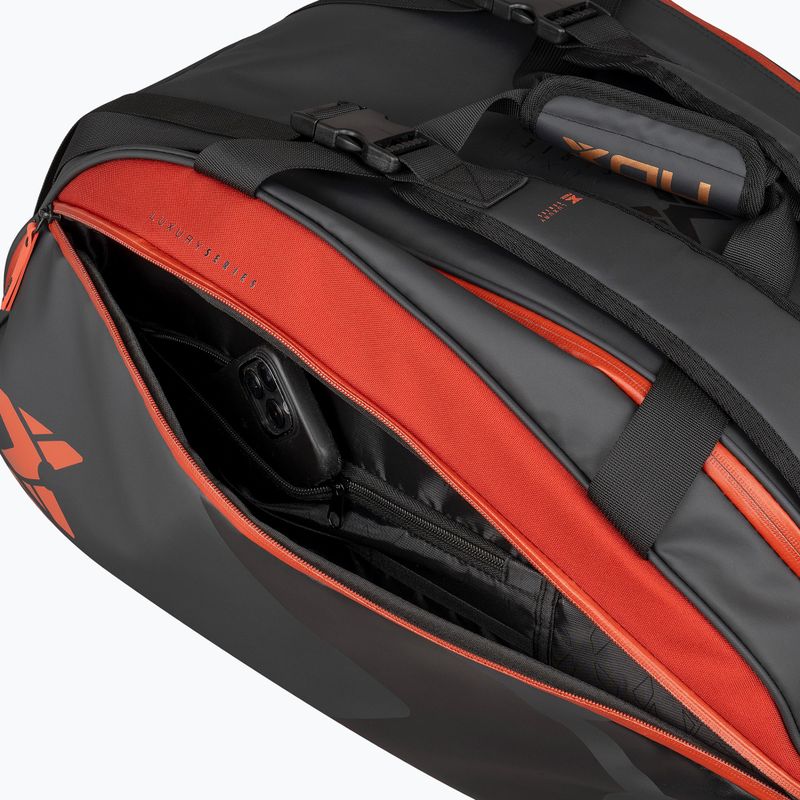 NOX Luxury Open Series чанта за падели 60 л черна/червена 12