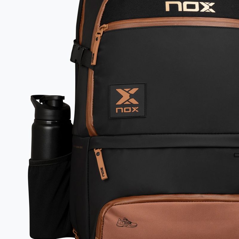 Раница за падъл NOX Luxury Open Series Backpack 30 l black/brown 9