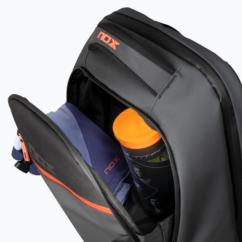 Раница за падъл NOX Luxury Open Series Backpack 30 l black/red 9