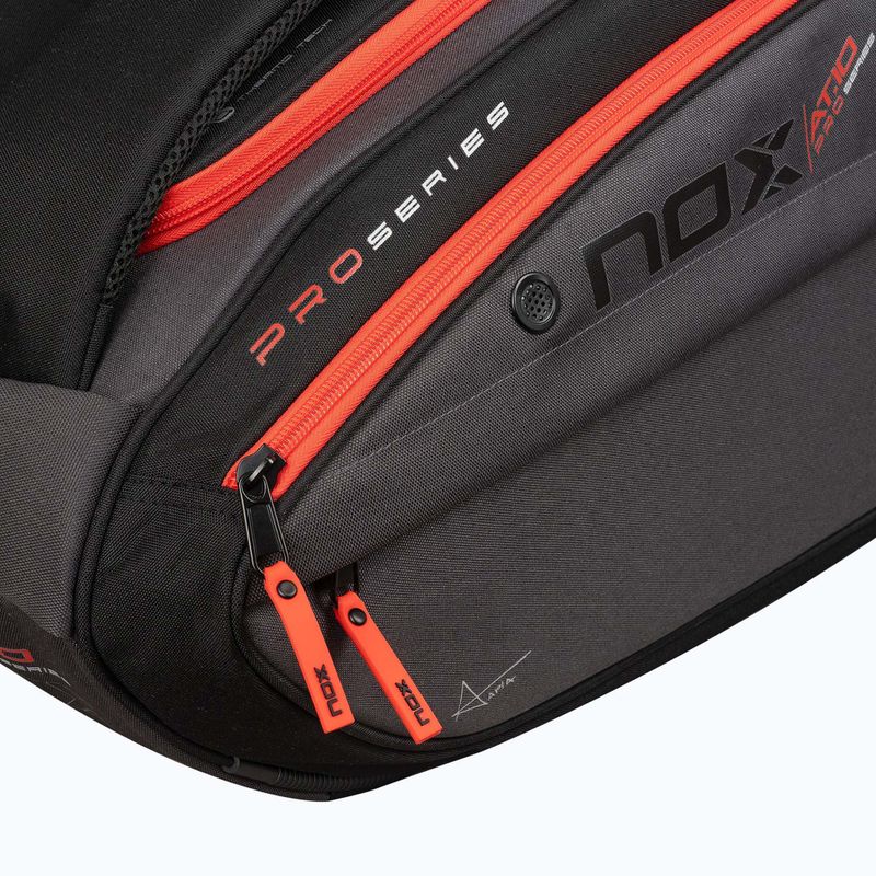 Чанта за падел NOX AT10 XXL Padelbag 90 l grey/orange 6
