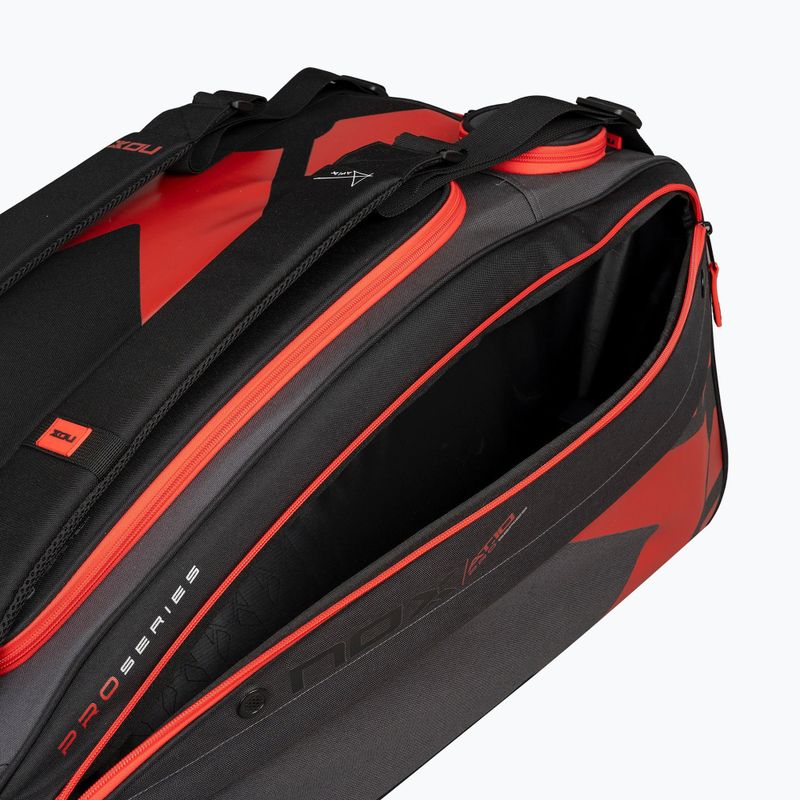 Чанта за падел NOX AT10 XXL Padelbag 90 l grey/orange 7