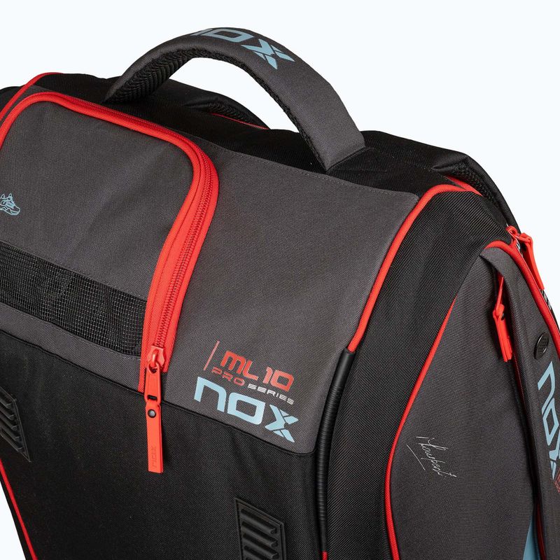 Чанта за падел NOX ML10 Competition XL Compact Padelbag 80 l grey/black/orange 9