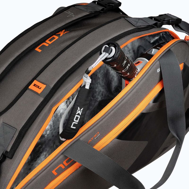 Чанта за падел NOX AT10 Team 42 l grey/orange 8