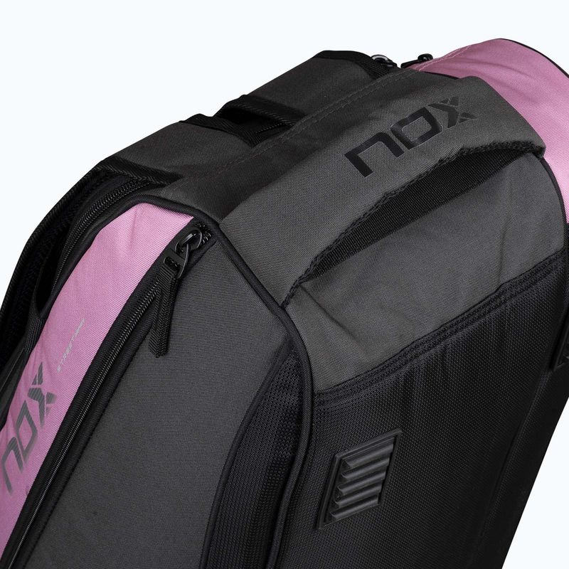 Чанта за падел NOX Street Series 45 l grey/pink 10